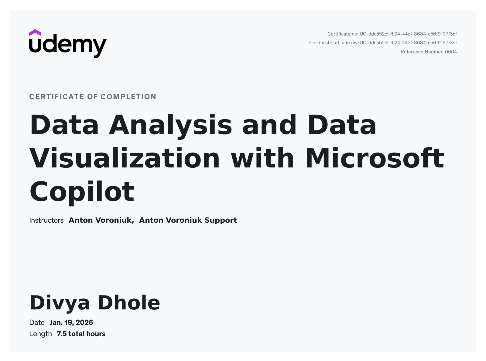 Data Analysis